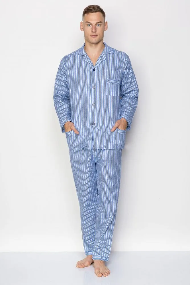 KUBA PIŻAMA MĘSKA FLANELA, ROZPINANA R.L-XXL