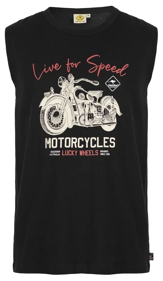 RAJ-POL ROADSIGN MĘSKI TANK TOP MOTORCYCLES CZARNY 21-036156, 21-036157, 21-036158, 21-036159, 21-036160