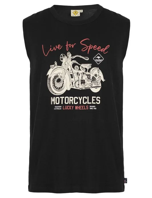 RAJ-POL ROADSIGN MĘSKI TANK TOP MOTORCYCLES CZARNY 21-036156, 21-036157, 21-036158, 21-036159, 21-036160
