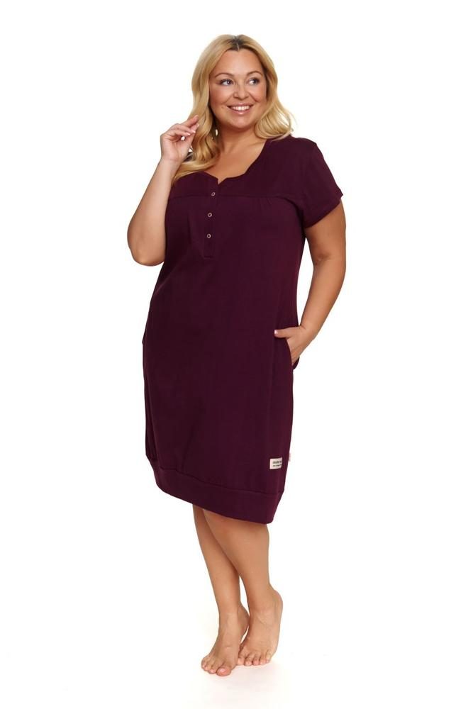 DOCTOR-NAP KOSZULA NOCNA DAMSKA TCB.4348 BURGUNDY WL26