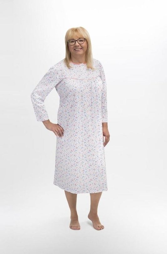 KOSZULA NOCNA DAMSKA BOGNA II 204 3XL-4XL DŁ/RĘKAW