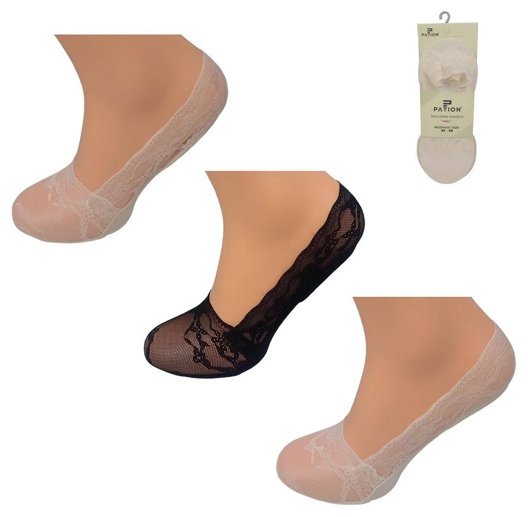 BALERINY KORONKOWE DAMSKIE PATION BD26-07 759781, 759798