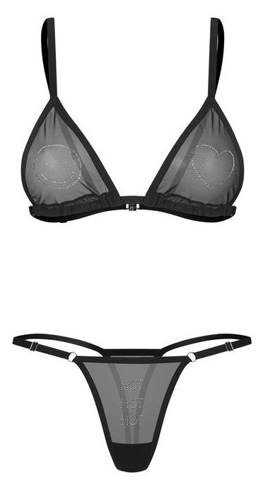 OBSESSIVE WET ME KOMPLET 2-CZĘŚCIOWY