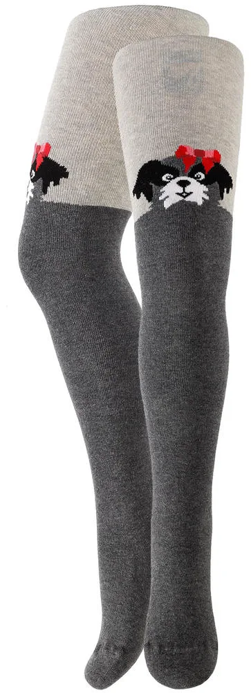 GATTA TEEN - RAJSTOPY WZOROWANE BAWEŁNIANE 6 - 11 LAT - G38.01N, U38.01N