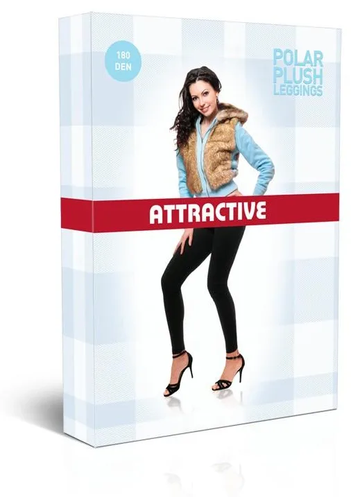 ATTRACTIVE POLAR PLUSH LEGGINSY kod WPL - LEGGINSY DAMSKIE 180 DEN