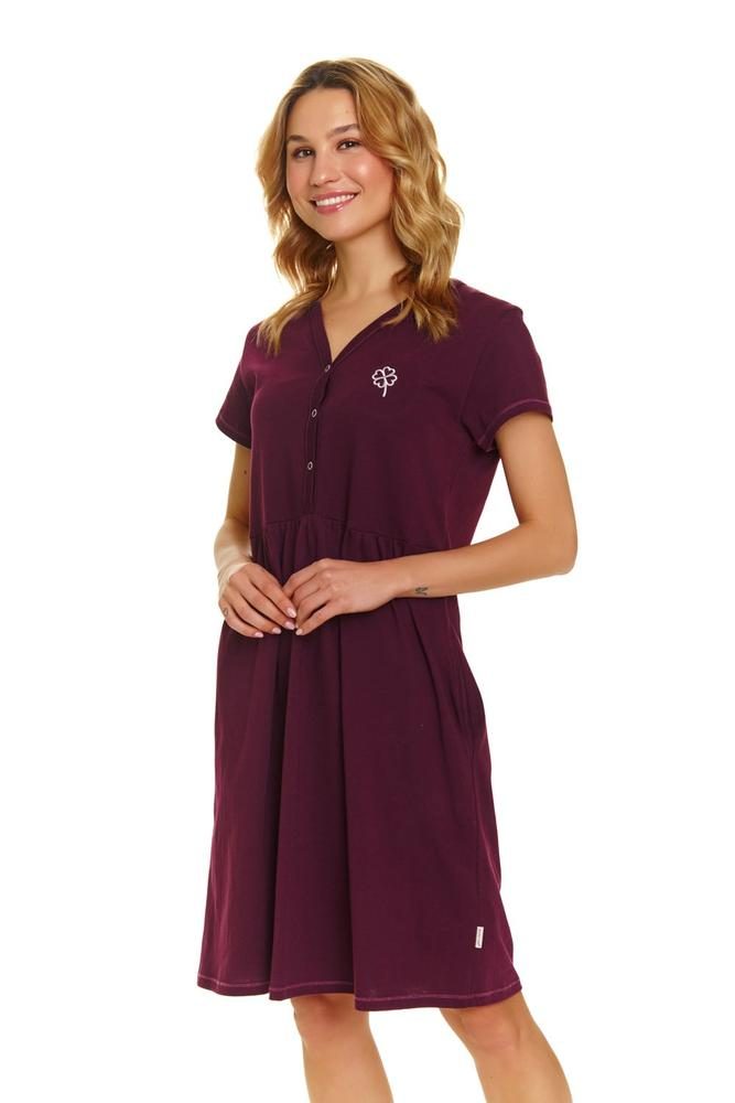DOCTOR-NAP KOSZULA DAMSKA TCB.5336 BURGUNDY WL26