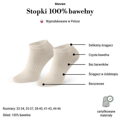 STEVEN STOPKI MĘSKIE 197 NATURALNE