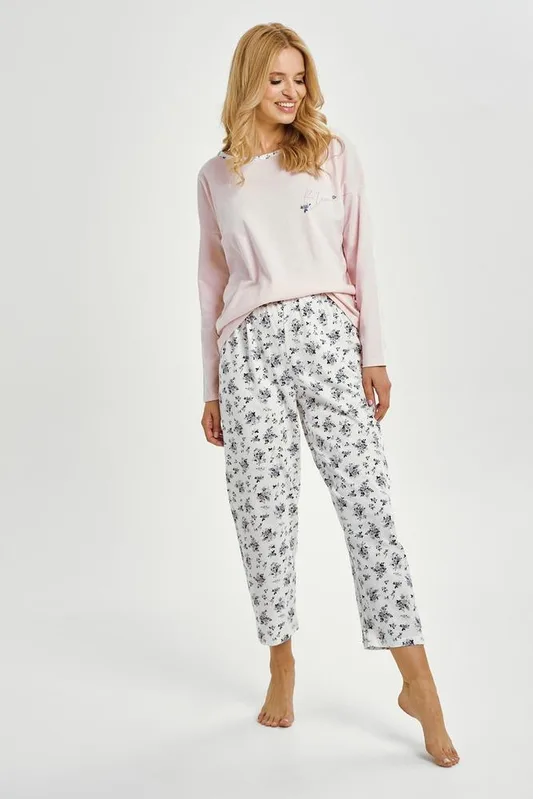 TARO 3450 PIŻAMA DAMSKA DŁUGA ELLA S-XL KOLEKCJA AW25/26