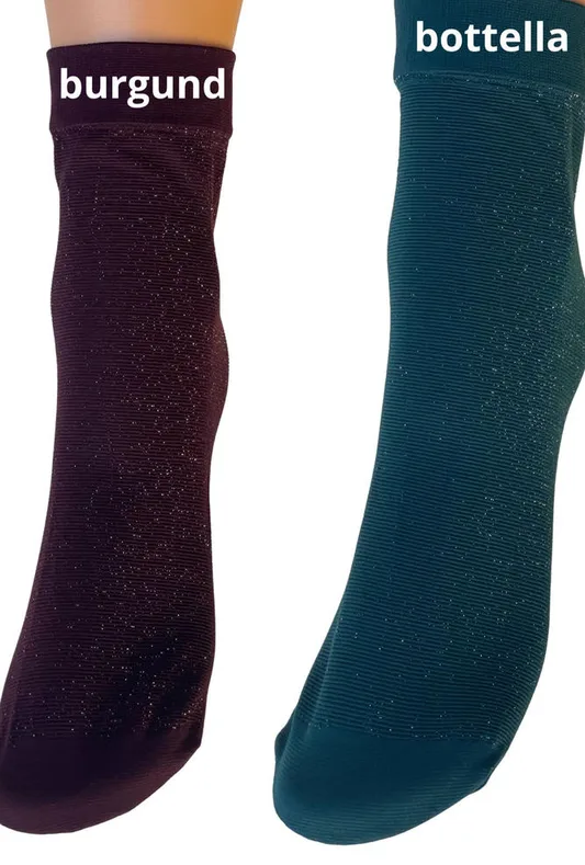 KNITTEX SPARKLE - SKARPETKI MIKROFIBRA Z BŁYSZCZĄCĄ NITKĄ 22513 40 DEN