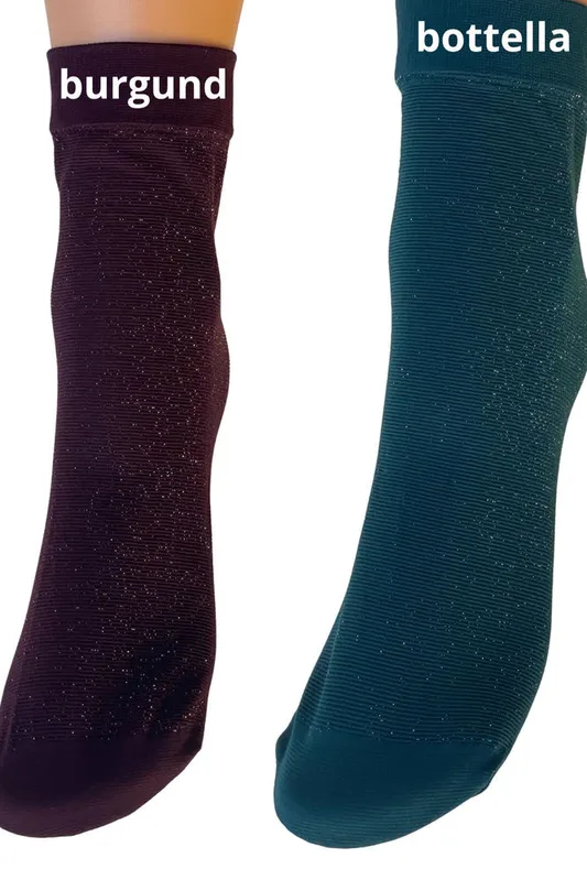 KNITTEX SPARKLE - SKARPETKI MIKROFIBRA Z BŁYSZCZĄCĄ NITKĄ 22513 40 DEN