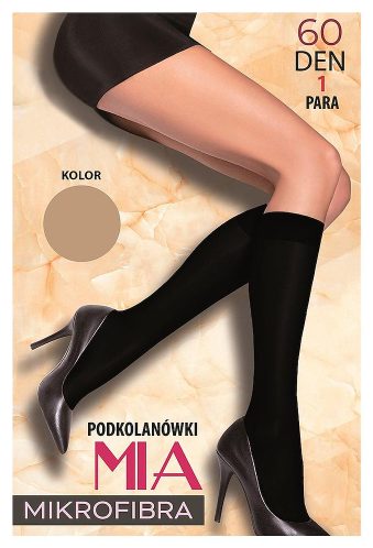 PODKOLANÓWKI MIA PATION MIKROFIBRA 60 DEN BEIGE 742486
