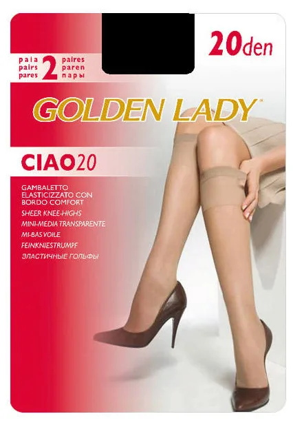 GOLDEN LADY PODKOLANÓWKI CIAO 20 DEN (2 PARY)