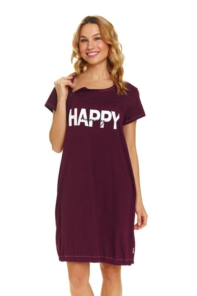 DOCTOR-NAP KOSZULA DAMSKA TCB.9504 BURGUNDY WL26