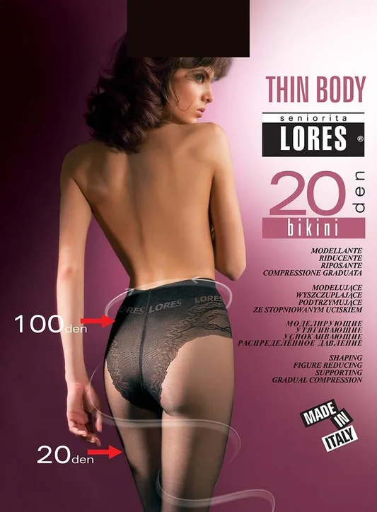 LORES RAJSTOPY BIKINI THIN BODY 20 DEN