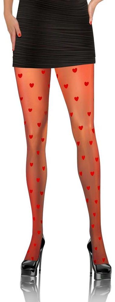 SESTO-SENSO RAJSTOPY W SERDUSZKA FASHION F01 20 DEN