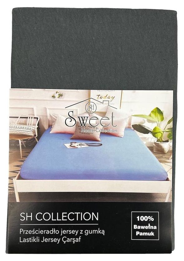 RAJ-POL PRZEŚCIERADŁO Z GUMKĄ SWEET HOME COLLETION SZARY 738397, 738403, 738410