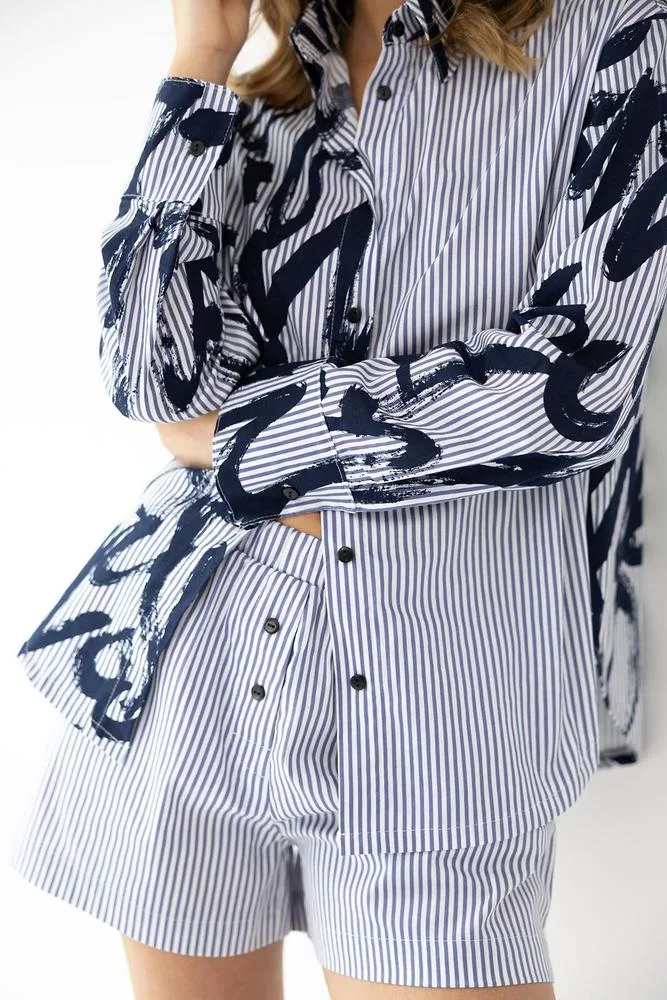 SENSIS PIŻAMA HALLIE KR/R S-XL ROZPINANA