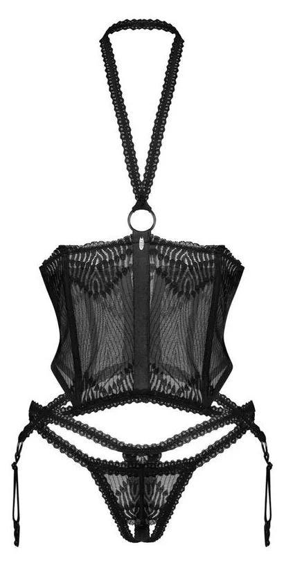 OBSESSIVE ALLIANE KOMPLET GORSET I STRINGI