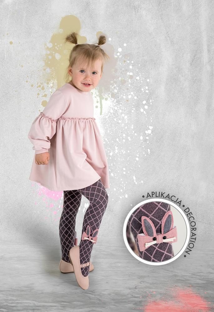 KNITTEX RAJSTOPY DZIEWCZĘCE Z WISKOZY VIOLET DR2322