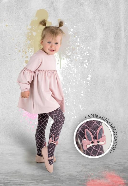 KNITTEX RAJSTOPY DZIEWCZĘCE Z WISKOZY VIOLET DR2322