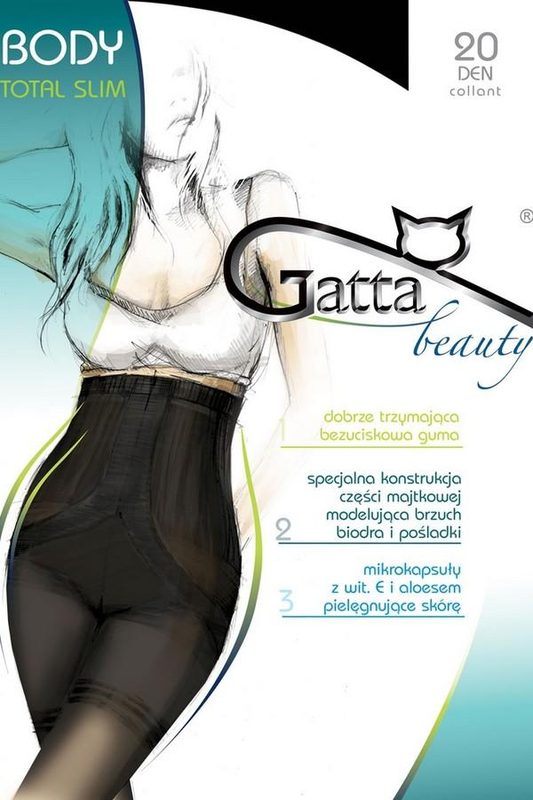 GATTA BODY TOTAL SLIM - RAJSTOPY DAMSKIE KORYGUJĄCE 20 DEN.