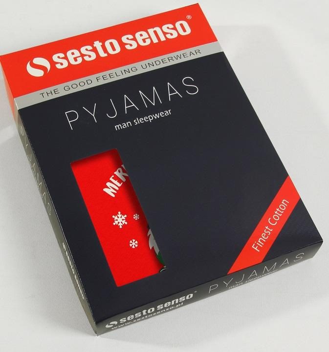 SESTO-SENSO PIŻAMA MĘSKA ŚWIĄTECZNA 2576