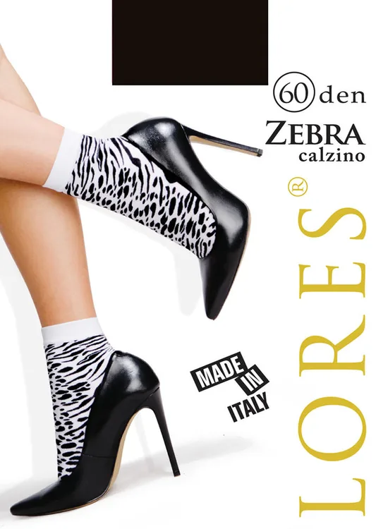 LORES SKARPETKI ZEBRA 60 DEN