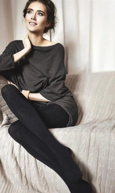 GATTA TOUCH OF CASHMERE - RAJSTOPY GŁADKIE DAMSKIE Z KASZMIREM G88.105 ,288.105- AW2021