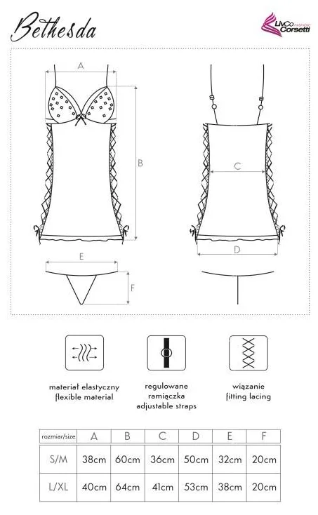 LIVCO CORSETTI FASHION KOMPLET BETHESDA LC 90076