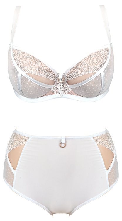 BIUSTONOSZ DOTS SOFT 19057 BIAŁY