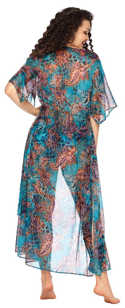 PAREO 008 TURQUOISE MAXI