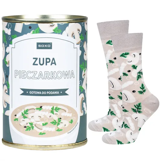 SKARPETY SOXO PIECZARKOWA W PUSZCE DAMSKIE