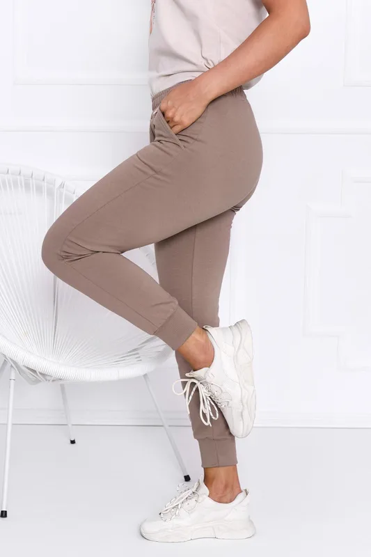 SPODNIE DRESOWE OFF PINK