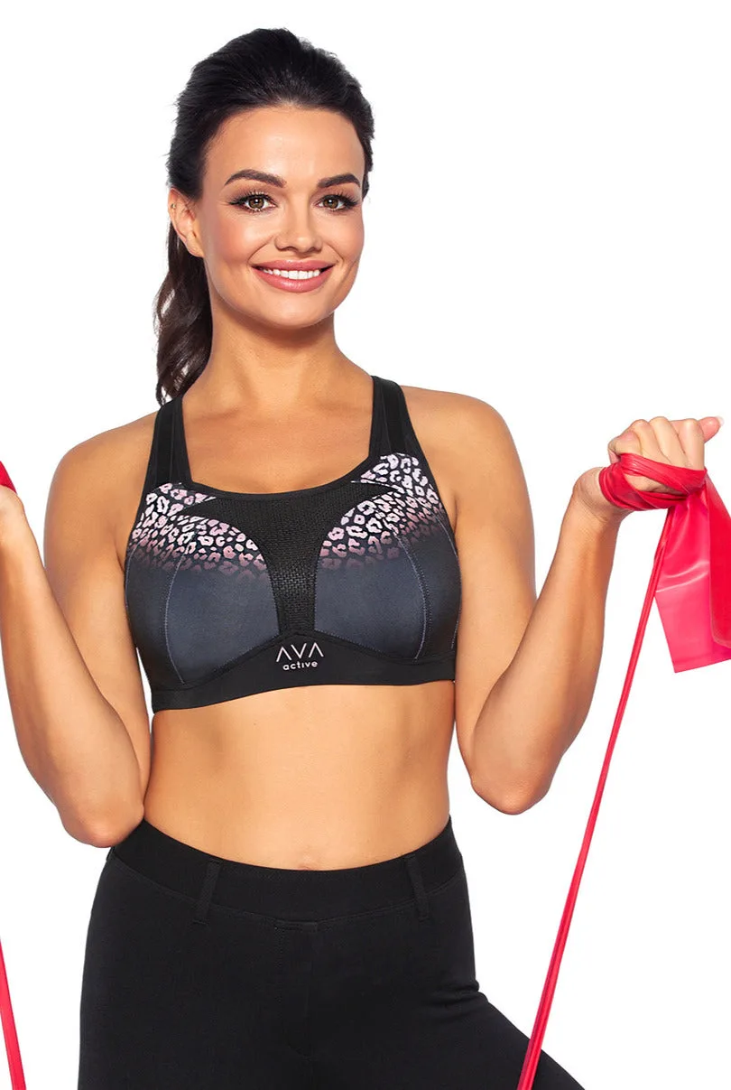 BIUSTONOSZ SPORTOWY CARRI BLACK MAXI