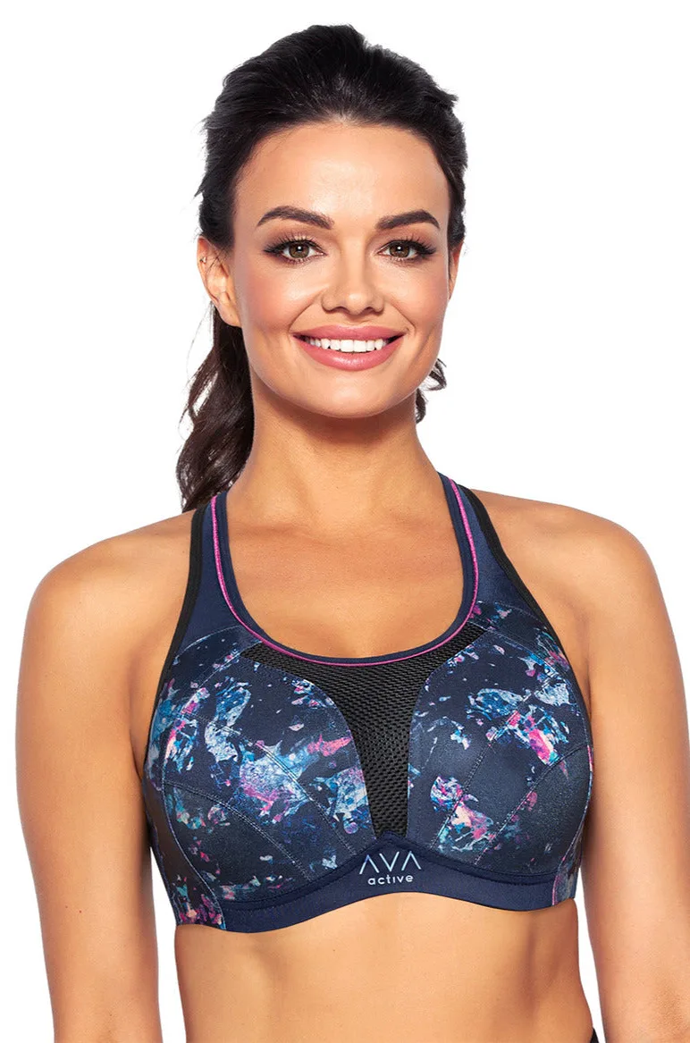 BIUSTONOSZ SPORTOWY DINA NAVY BLUE