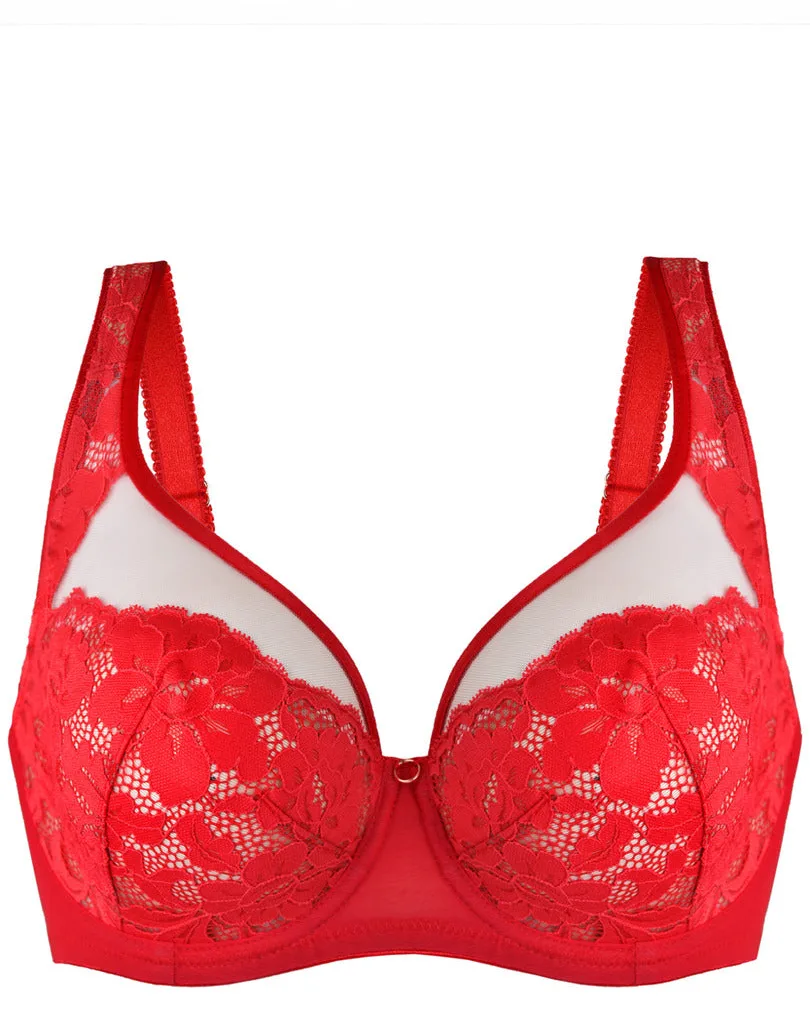 BIUSTONOSZ JASMIN PLUNGE 19150 RED