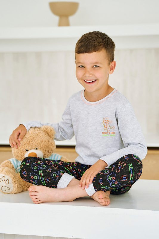 3497 PIŻAMA CHŁOPIĘCA DŁUGA LIAM 92-116