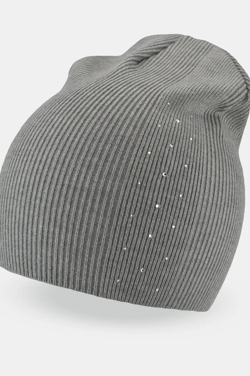 CZAPKA DAMSKA Z MODALEM CEKINY CZ105