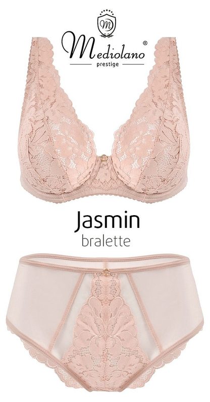 BIUSTONOSZ JASMIN BRALETTE 19152 POWDER