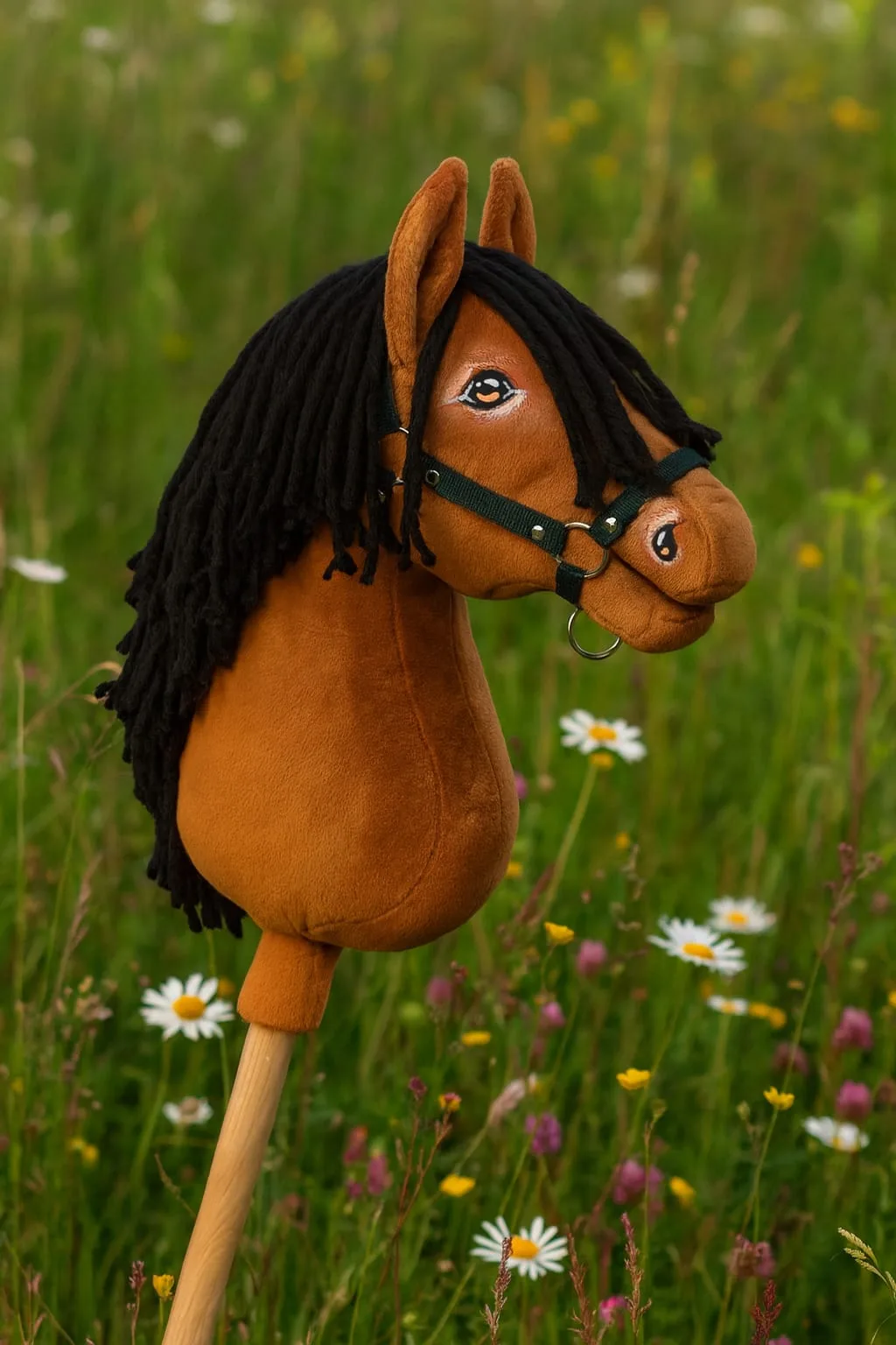Hobby Horse Duży koń na kiju Premium -  jasnogniady A3