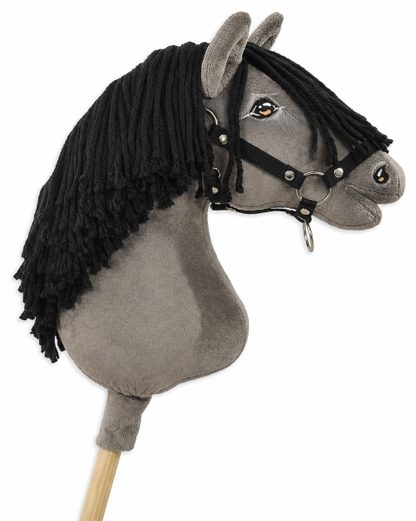 Hobby Horse Duży koń na kiju Premium - myszaty A3