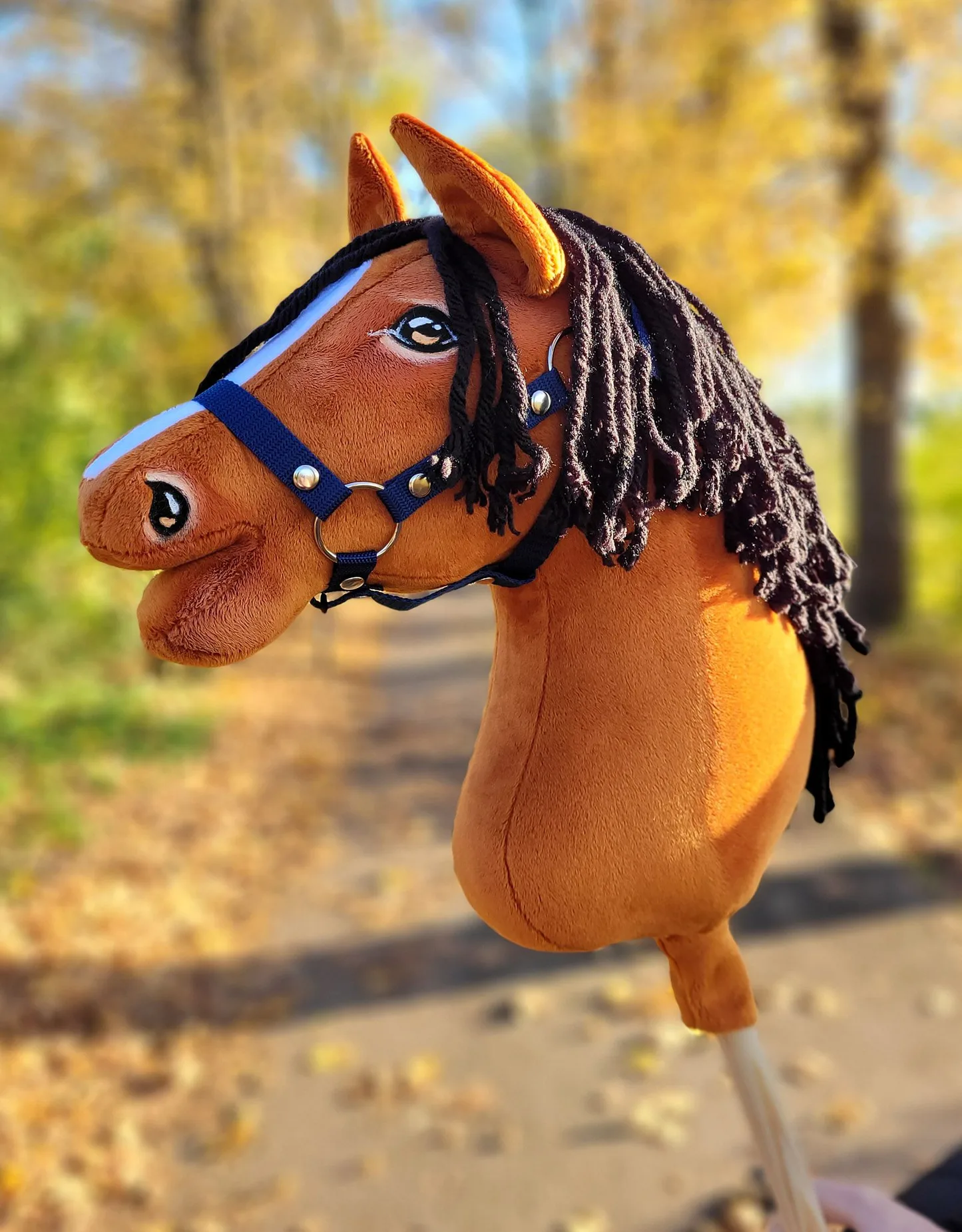 Hobby Horse Duży koń na kiju Premium -  jasnogniady II A3