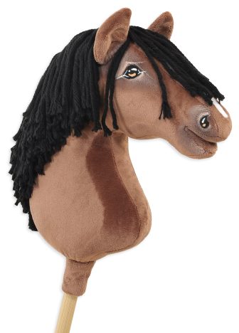 Hobby Horse Duży koń na kiju Premium - gniady A3
