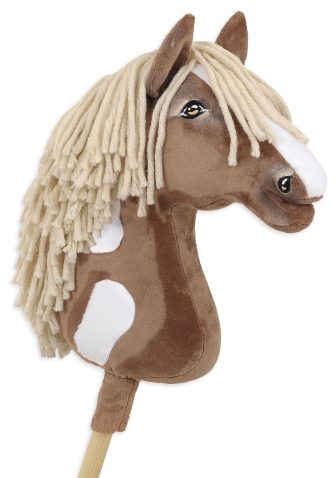 Hobby Horse Duży koń na kiju Premium - western III gniady z jasną grzywą A3