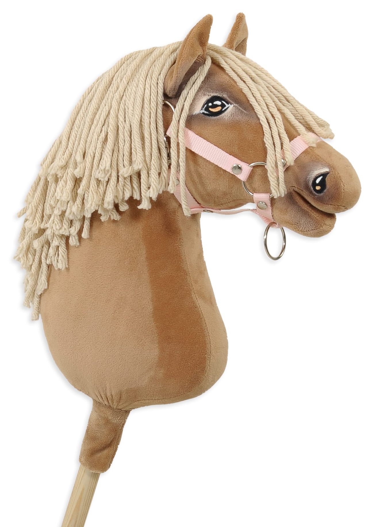 Hobby Horse Duży koń na kiju Premium - izabelowaty A3