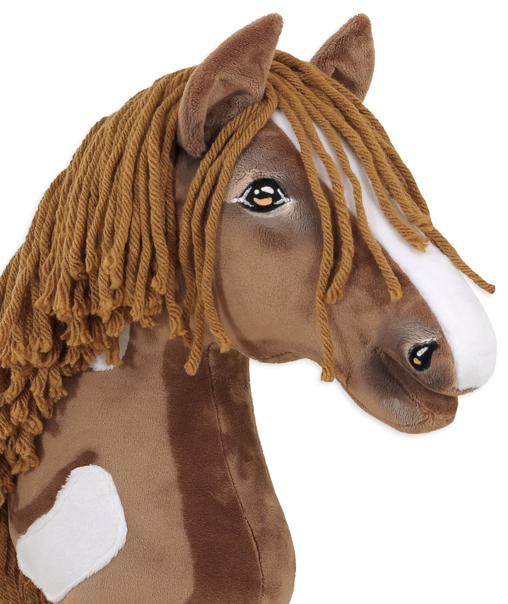 Hobby Horse Duży koń na kiju Premium - western II gniady z brązową grzywą A3