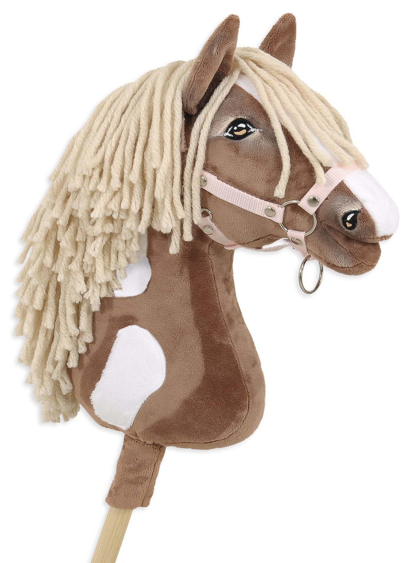 Hobby Horse Duży koń na kiju Premium - western III gniady z jasną grzywą A3