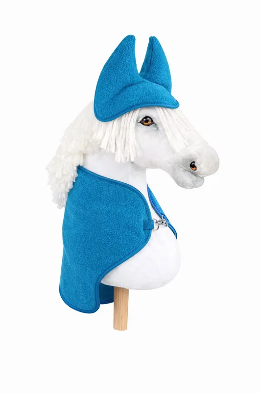 Zestaw dla Hobby Horse uniwersalny A4 i A5: polarowa derka + nauszniki – turkusowy