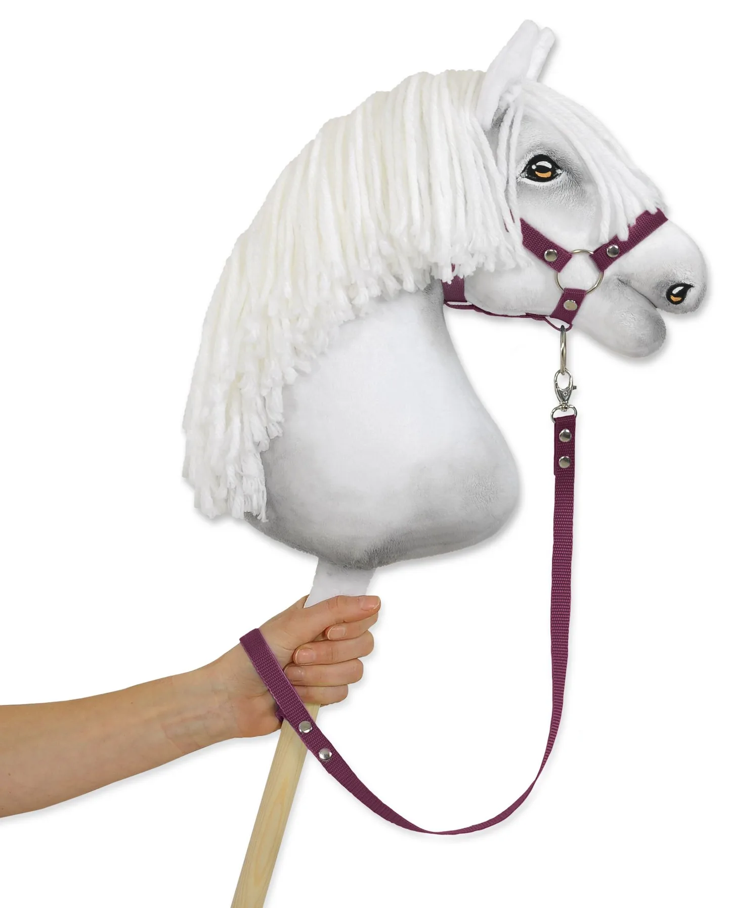 Uwiąz dla Hobby Horse z taśmy – różowy