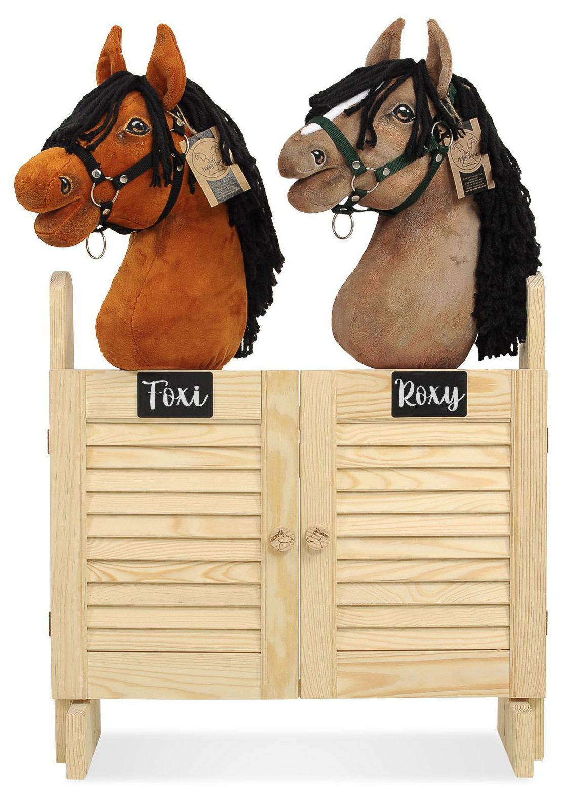Duża podwójna stajnia Hobby Horse z drzwiczkami